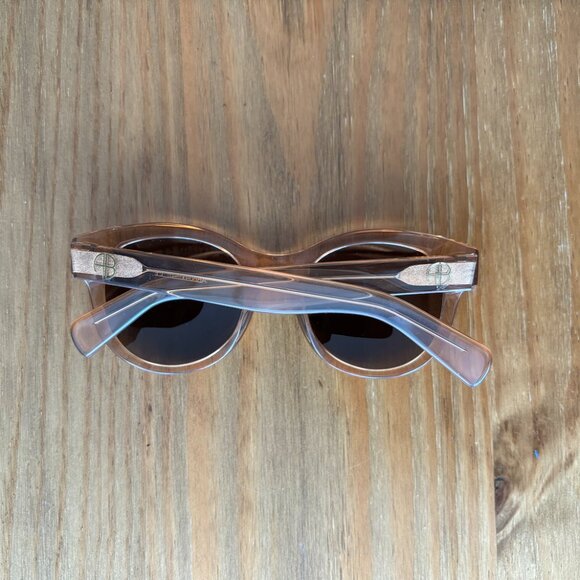 Anine Bing Brown Sunglasses with Leather Case - Picture 8 of 8